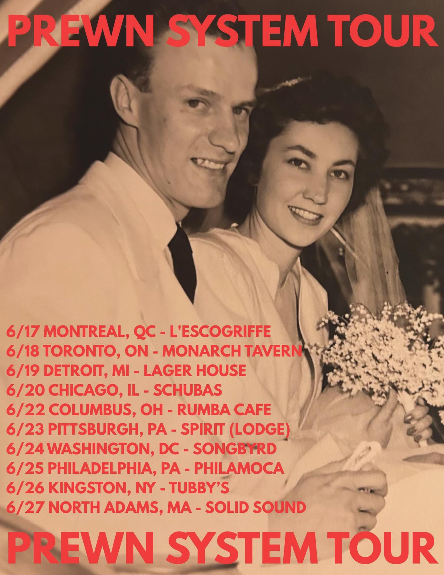 Prewn System tour Poster 2026